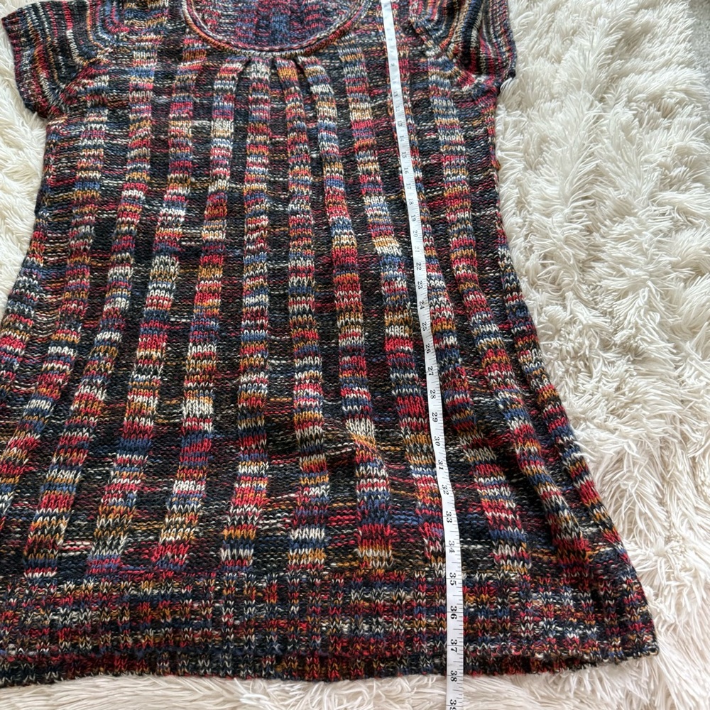 Forever 21 Multicolor Striped Knit Mini Dress - Black, Red, Blue, Tan - Picture 8 of 8